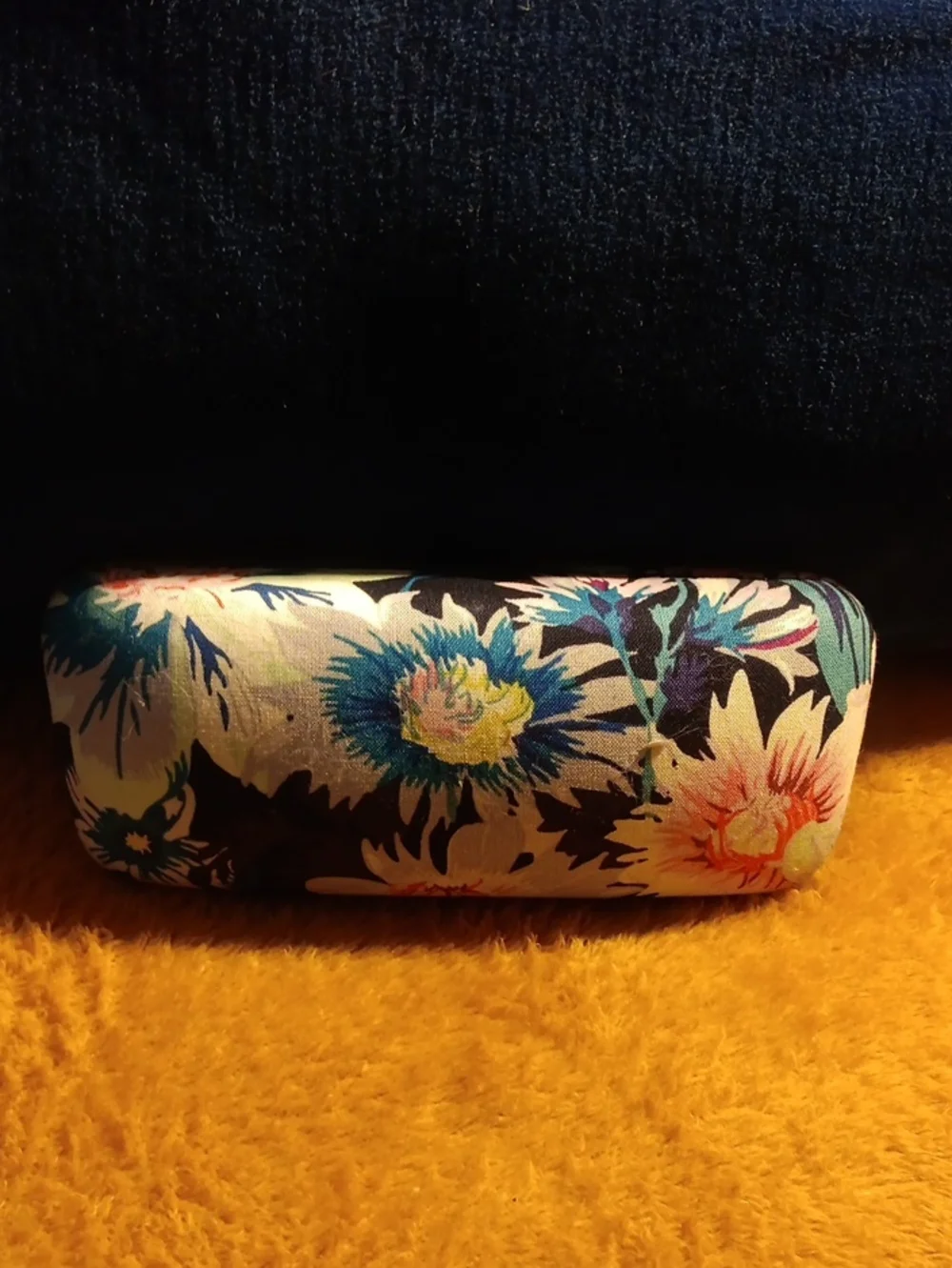 Vera Bradley Floral Hard Eyeglass Case - Multi Blue & Pink